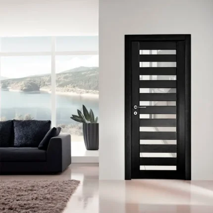Puerta de Madera para Interiores Modelo
  Montecarlo - Serie Vidrio